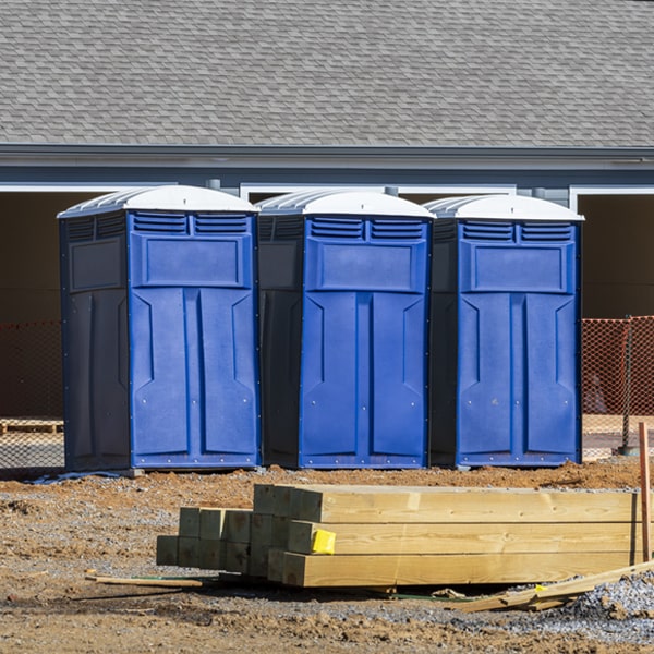 are there any additional fees associated with porta potty delivery and pickup in Davis Creek